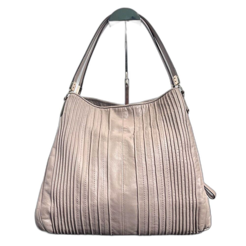 Coach Madison Small Phoebe Pintuck Leather Hobo Shoulder Bag